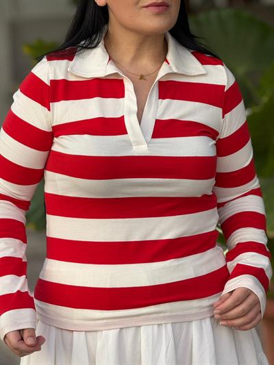 Ravone Kırmızı Polo Tişört