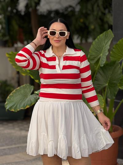 Ravone Kırmızı Polo Tişört