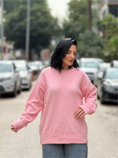 RİMAS YUMOŞ PEMBE KAZAK
