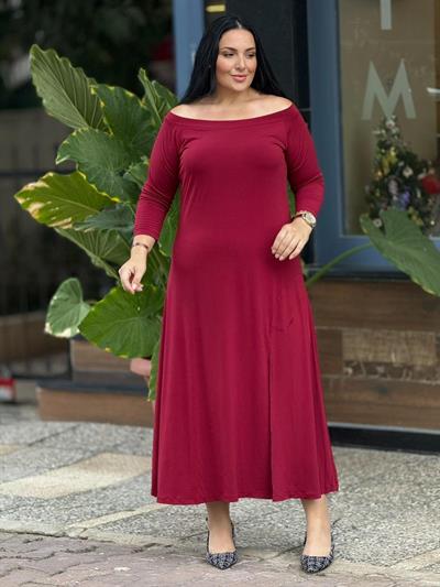 Rosewood Bordo Elbise