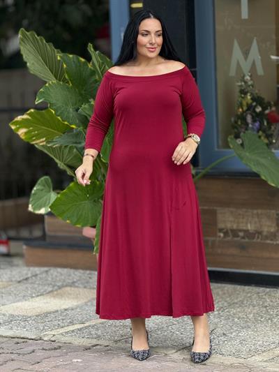 Rosewood Bordo Elbise