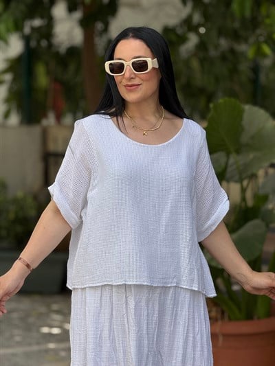 RUBY BREEZE Elbise Beyaz