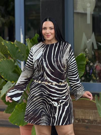 Savanna Zebra Elbise