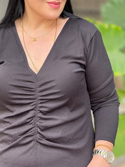 Seravine Siyah Elbise