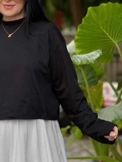 Signature Siyah Basic Tişört