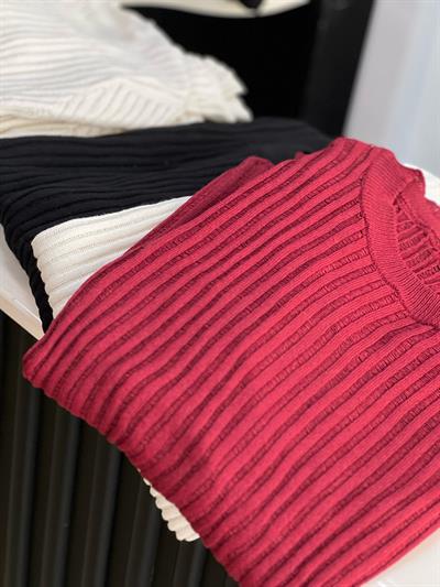 TRANSPARAN BORDO BLUZ 