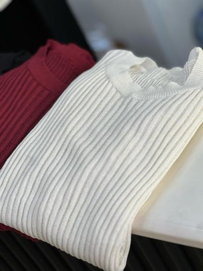 TRANSPARAN KREM BLUZ 