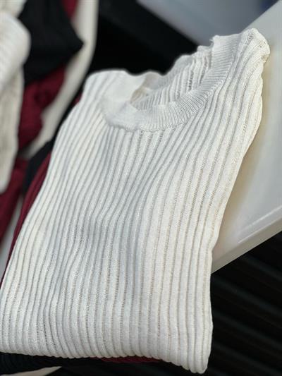 TRANSPARAN KREM BLUZ 