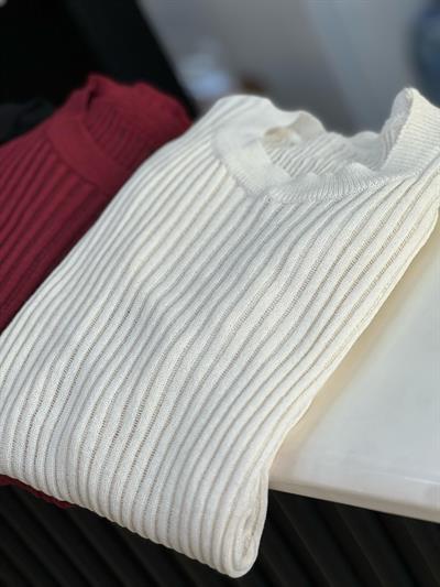 TRANSPARAN KREM BLUZ 