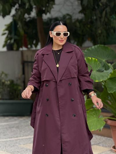 Eclipse Bordo Trenç Ceket.