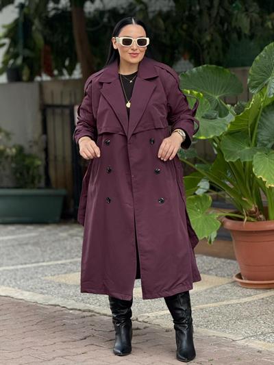 Eclipse Bordo Trenç Ceket.