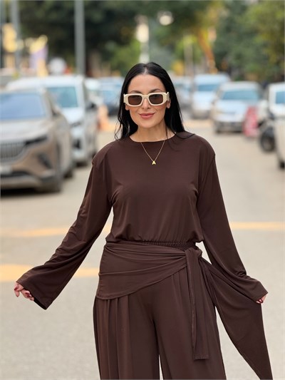 VİOLA  TAKIM  KAHVERENGİ 