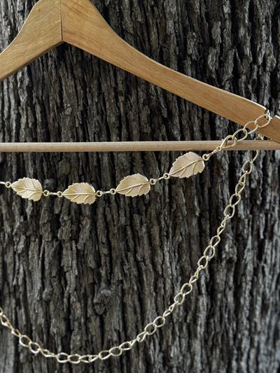 Yaprak Gold Zincir Kemer