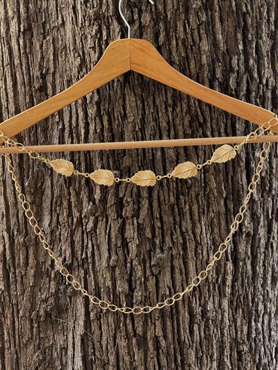 Yaprak Gold Zincir Kemer