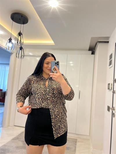YD LEOPAR ZEBRA GÖMLEK 