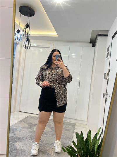 YD LEOPAR ZEBRA GÖMLEK 