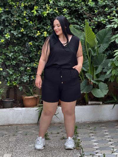 ZESS ŞORLU TAKIM SİYAH 