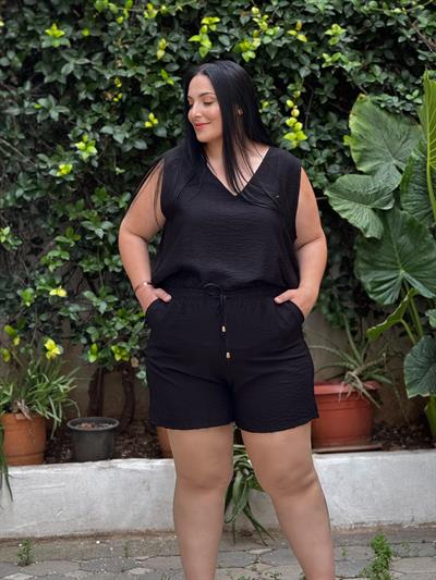 ZESS ŞORLU TAKIM SİYAH 