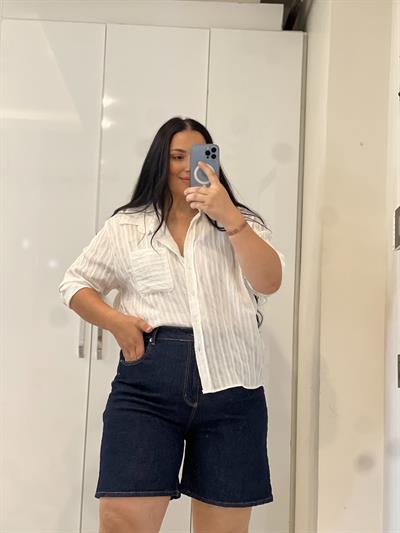 ZS JEAN ŞORT LACİVERT 