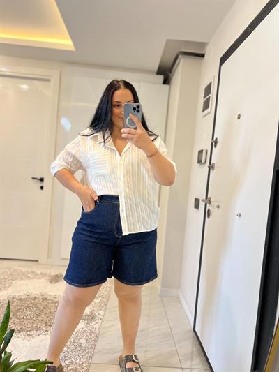 ZS JEAN ŞORT LACİVERT 