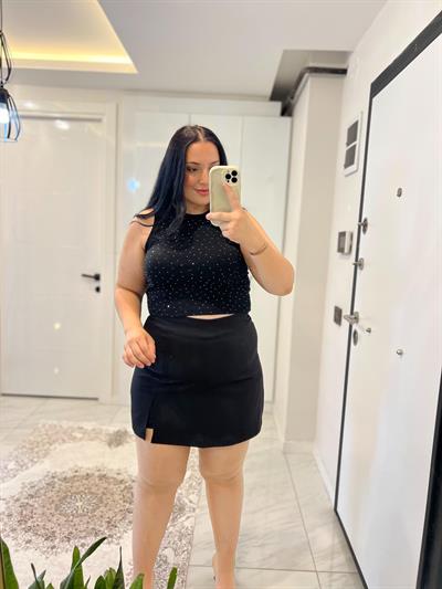 ZS TEK YIRTMAÇLI ŞORT ETEK