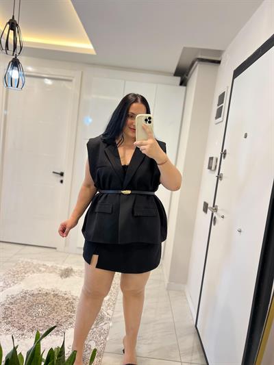 ZS TEK YIRTMAÇLI ŞORT ETEK