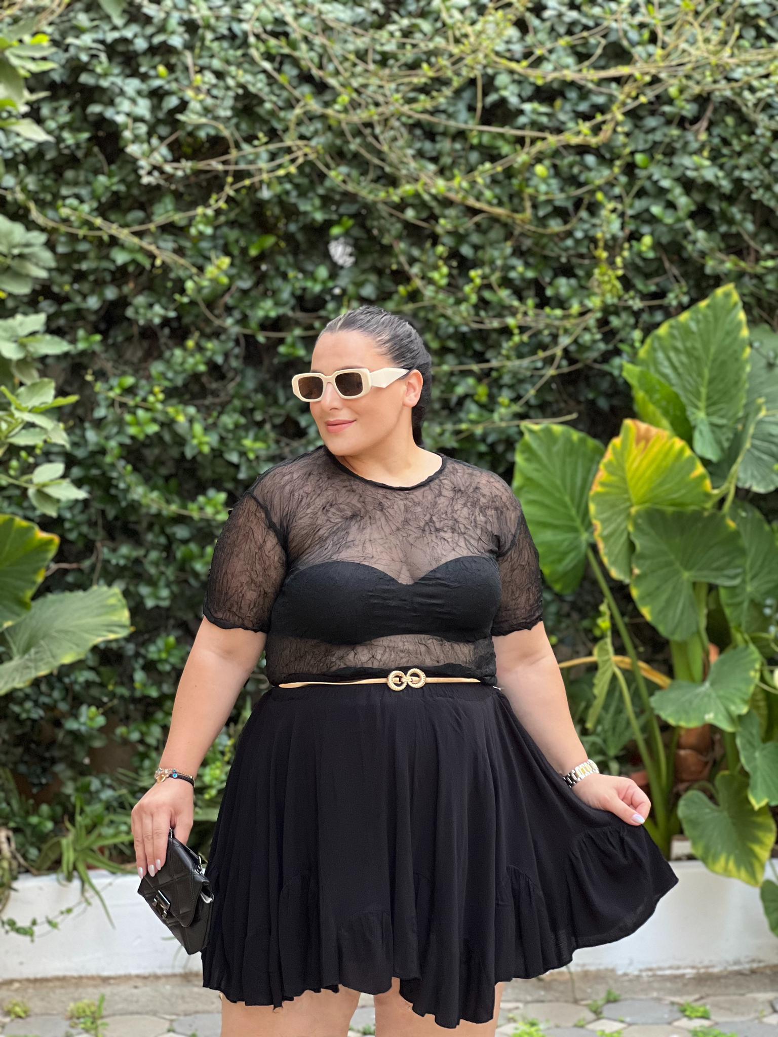 DLVN TRANSPARAN BLUZ