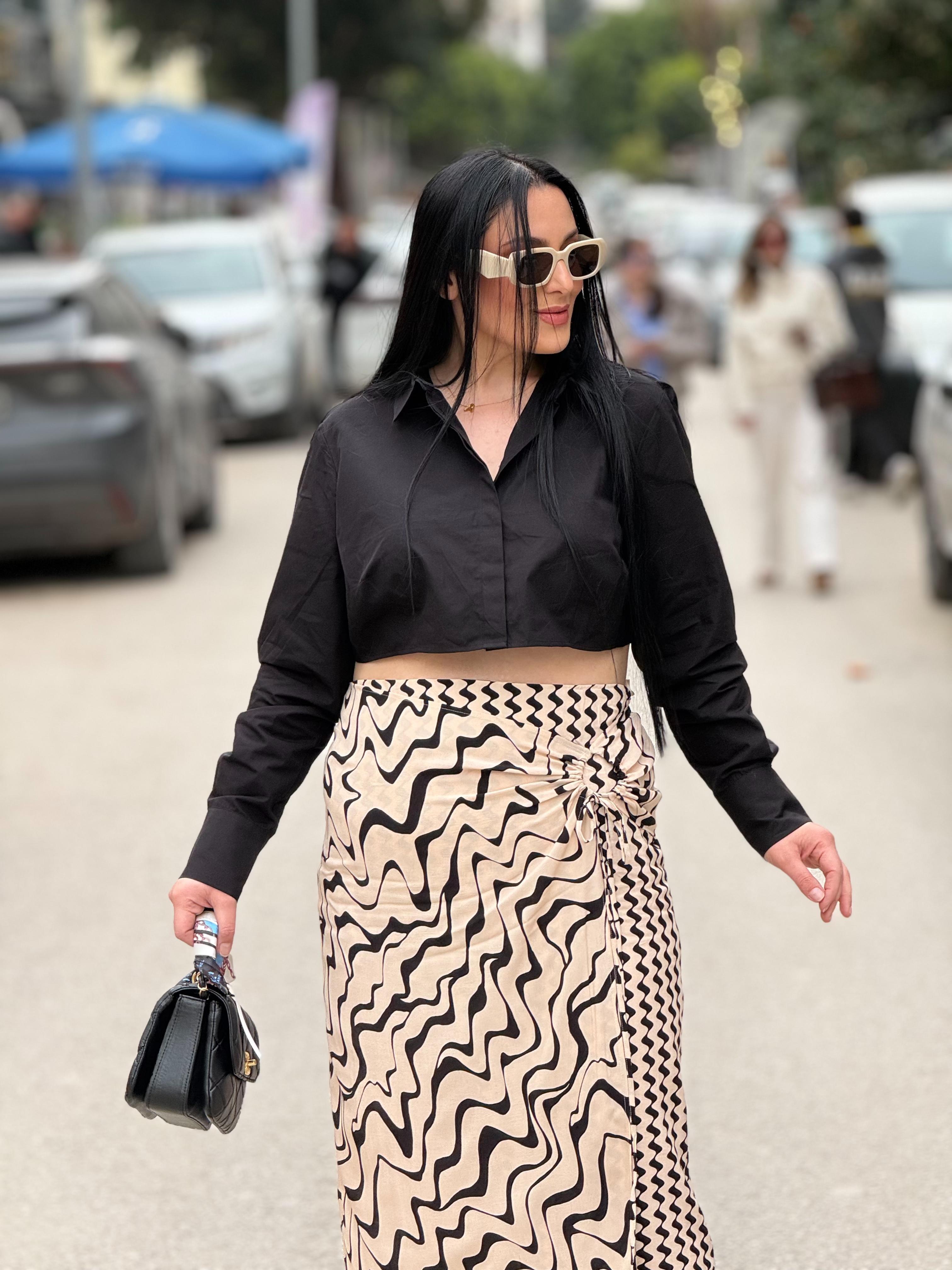 Elowen Siyah Gömlek