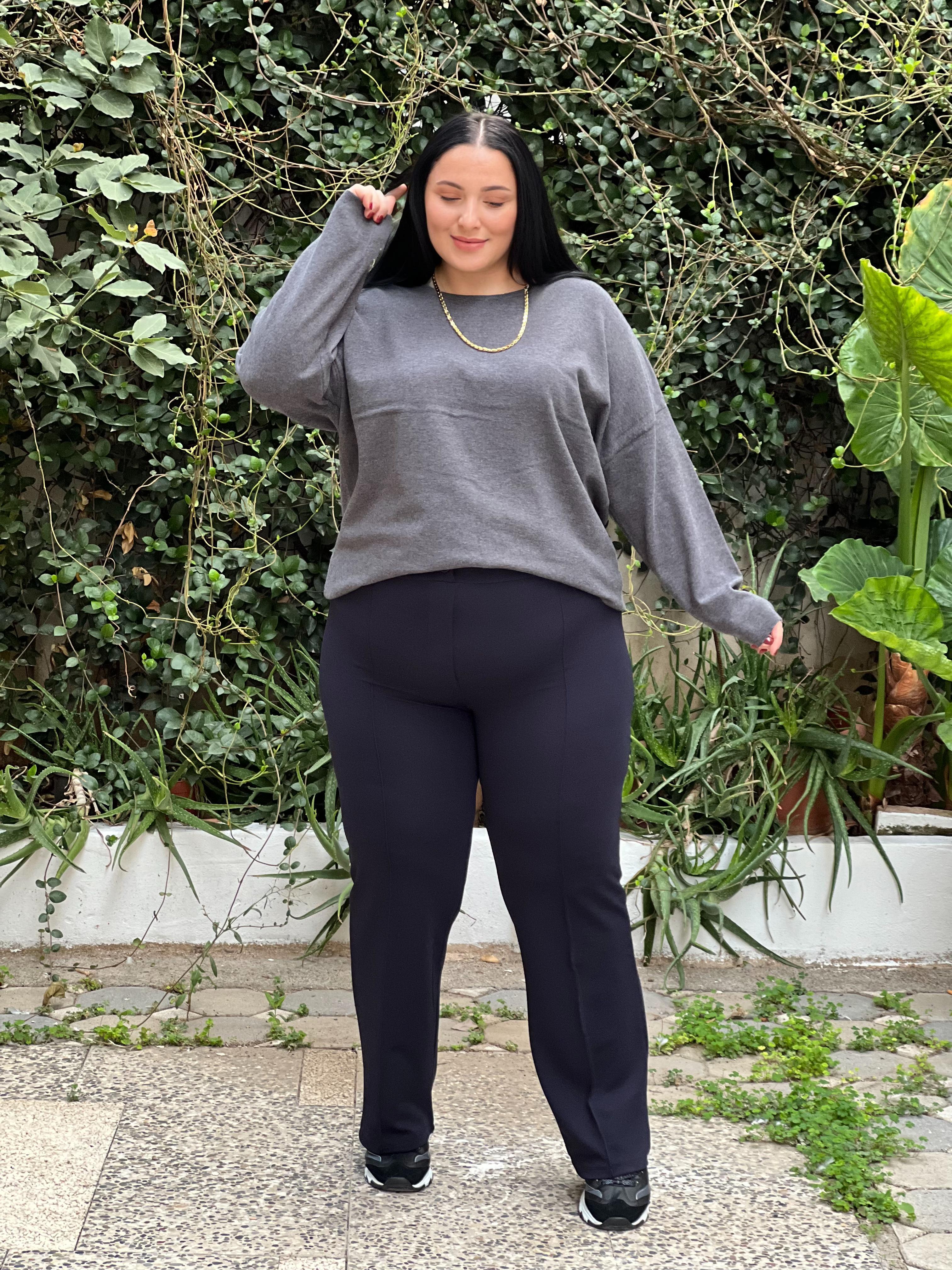 KRKŞ LACİVERT PALAZZO PANTOLON