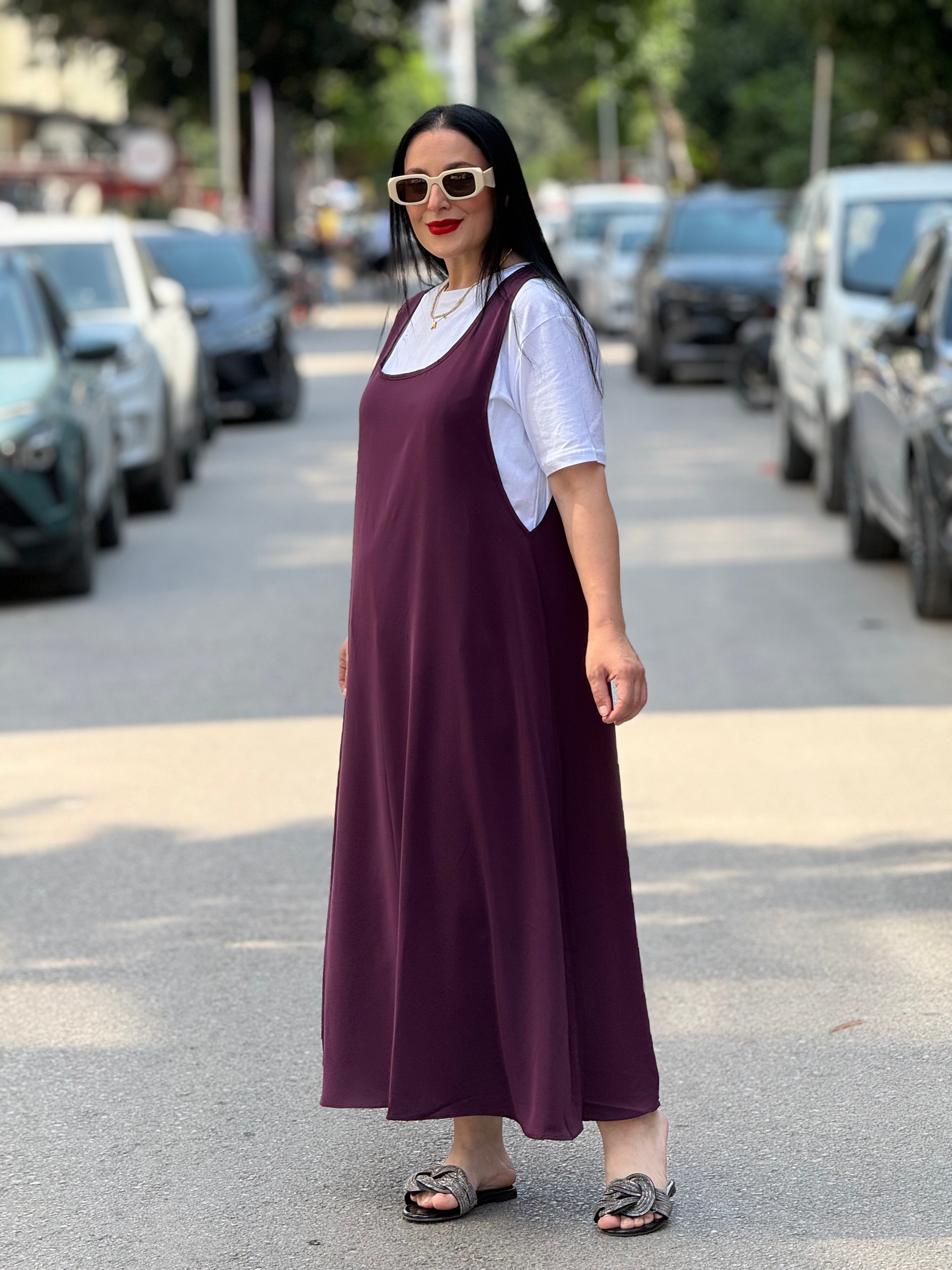 MIRELLE Salopet Elbise Mürdüm 