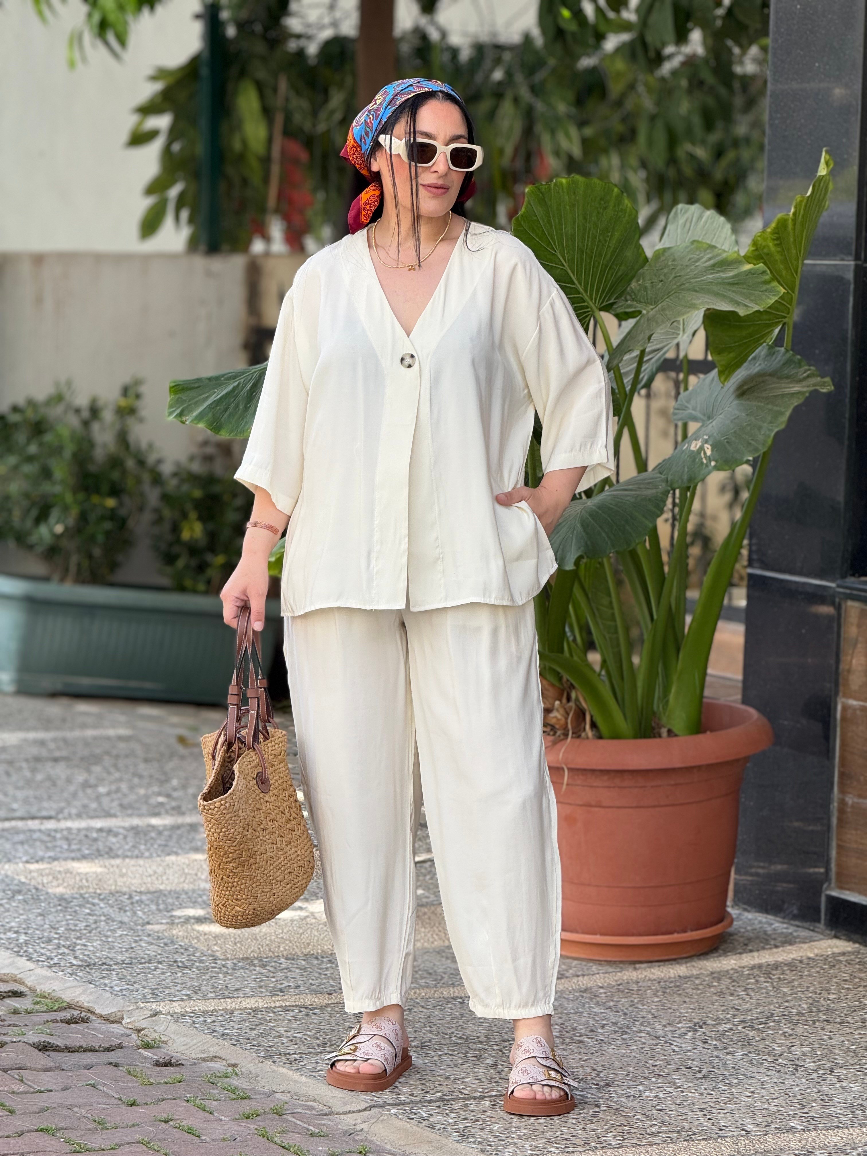 Sahara Breeze İkili Takım Ekru 