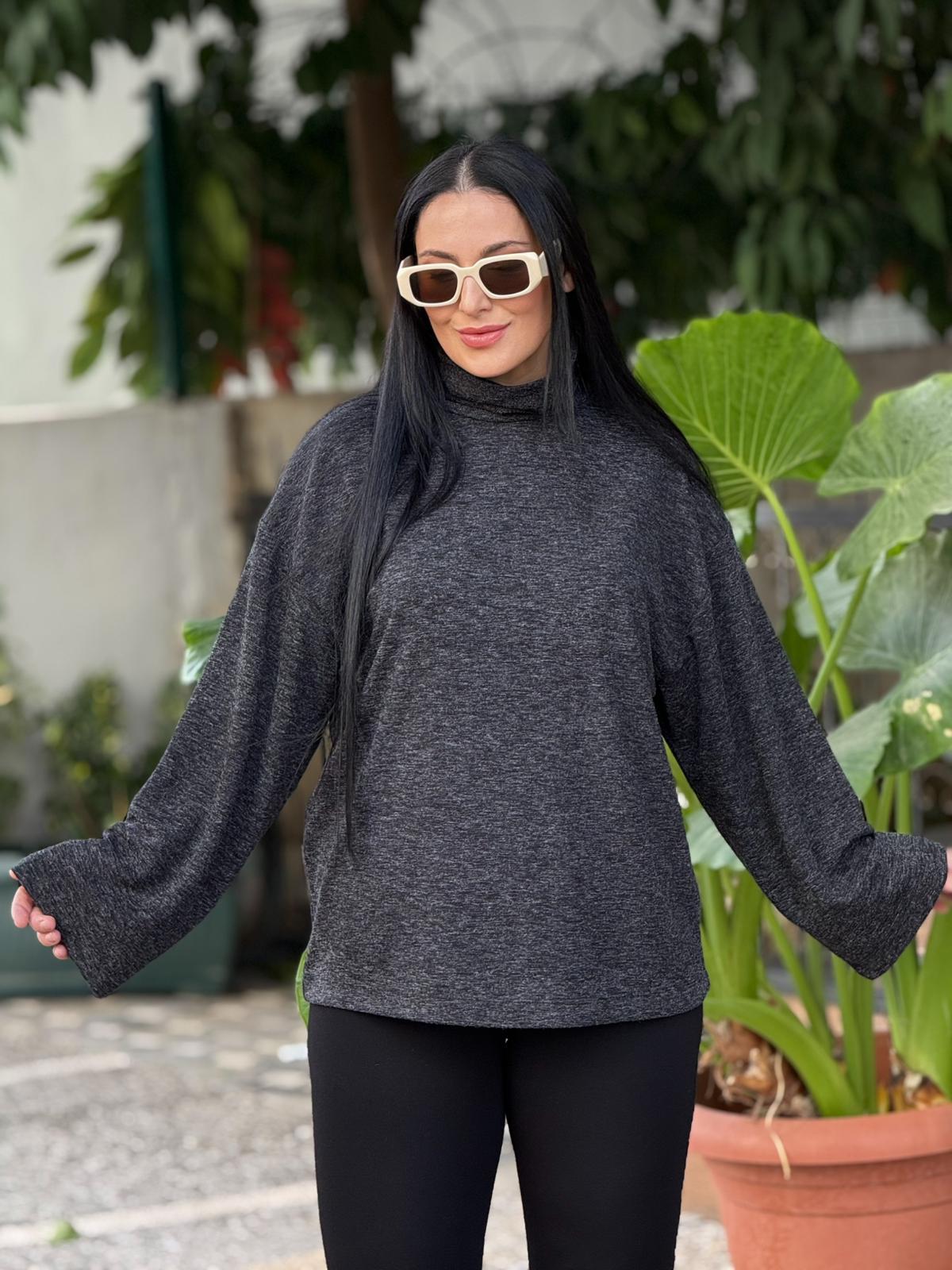 Soft Touch Oversize Bluz