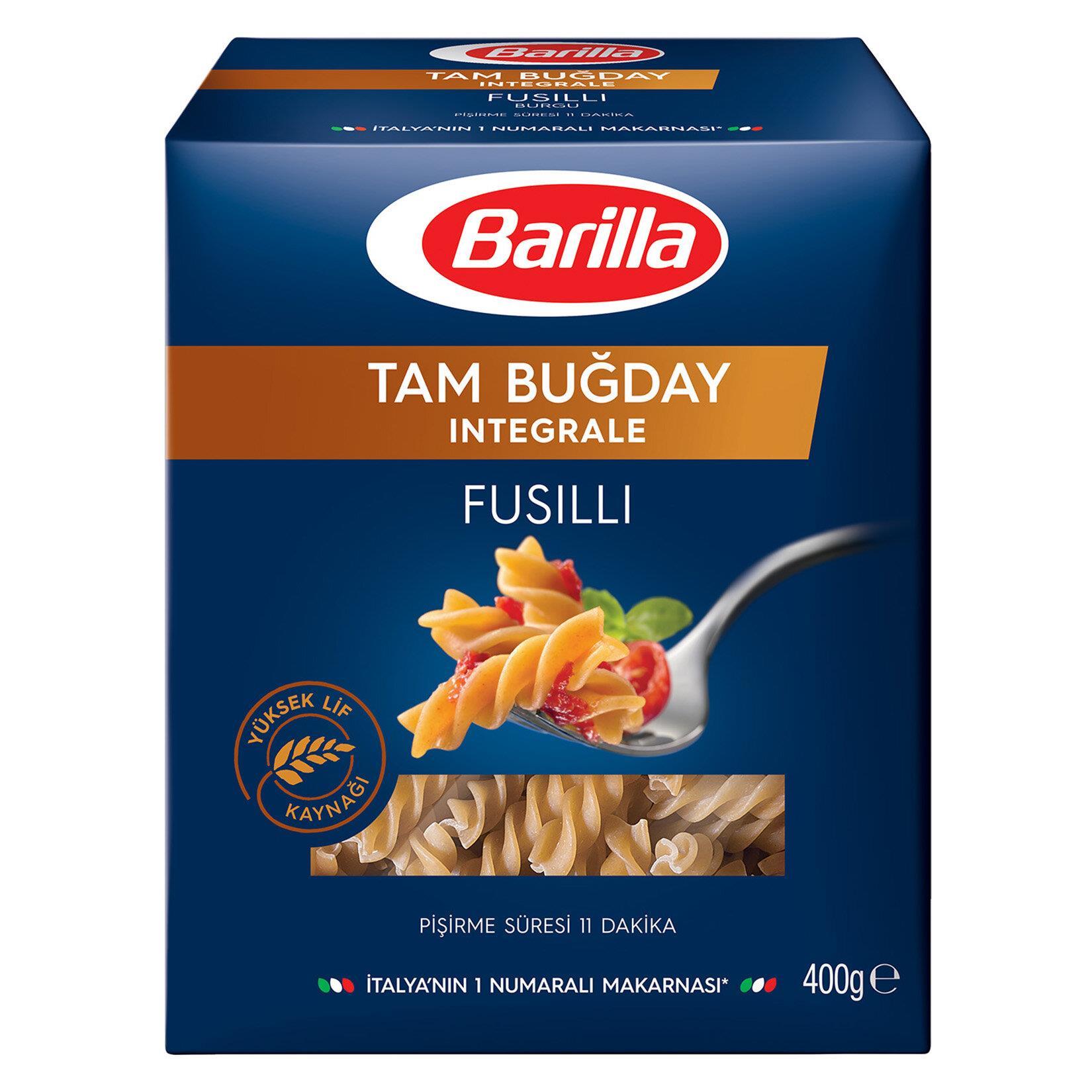 Barilla Integrale Fusıllı /Tam Buğday Burgu Makarna 400 Gr