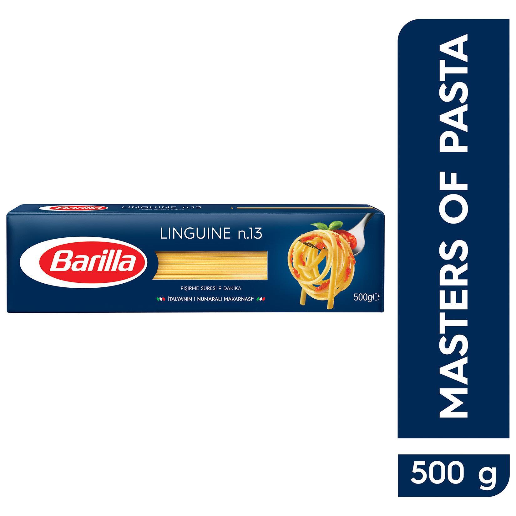Barilla Linguine/ Yassı Spagetti n.13 Makarna 500 Gr 