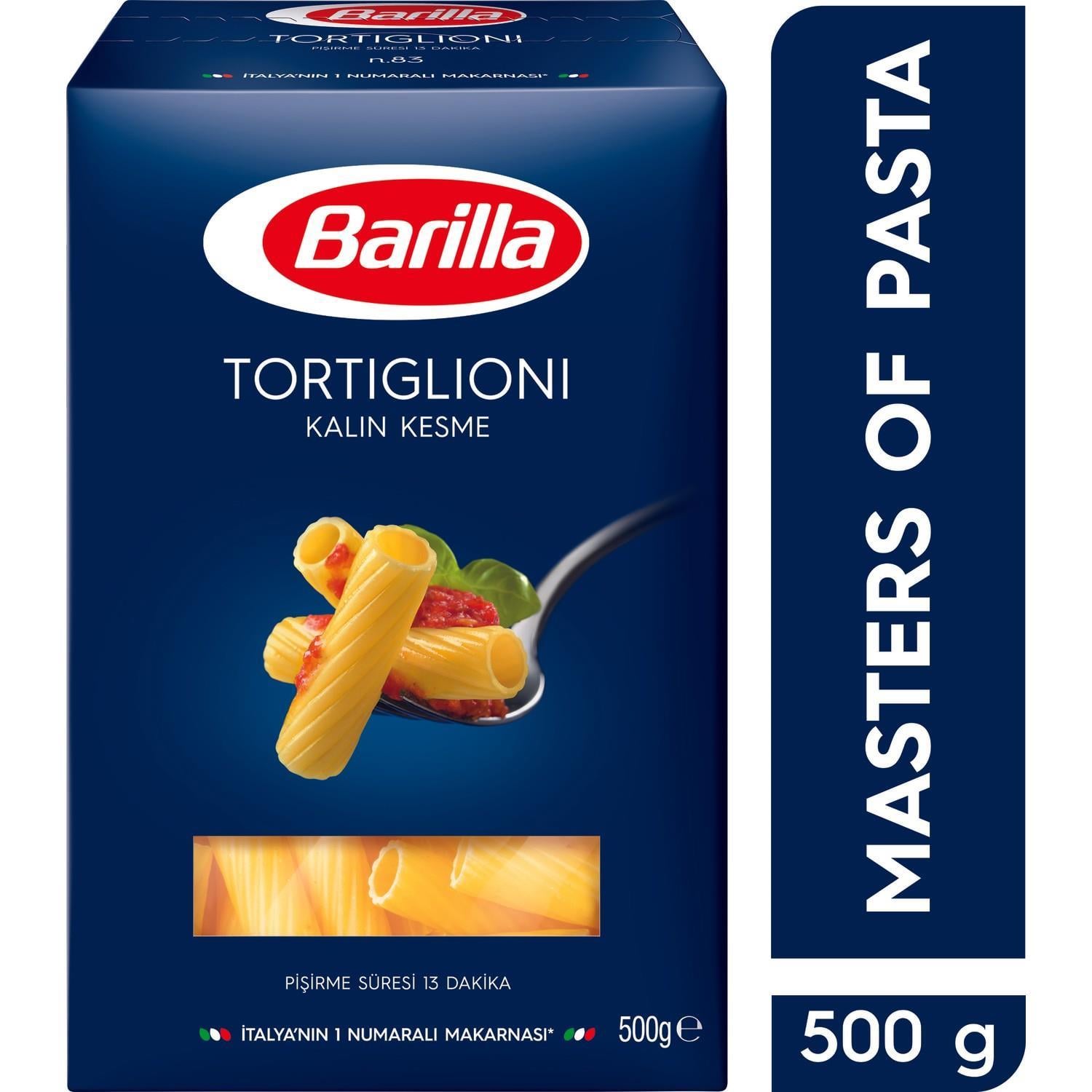 Barilla Tortiglioni/Kalın Kesme Makarna 500 GR.