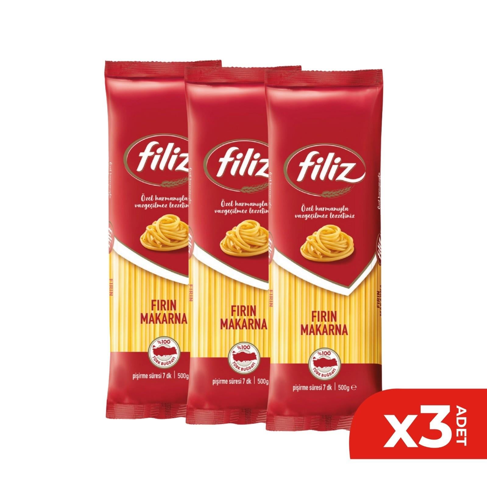 Filiz Fırın  Makarna 500 GR 3 Lü Set