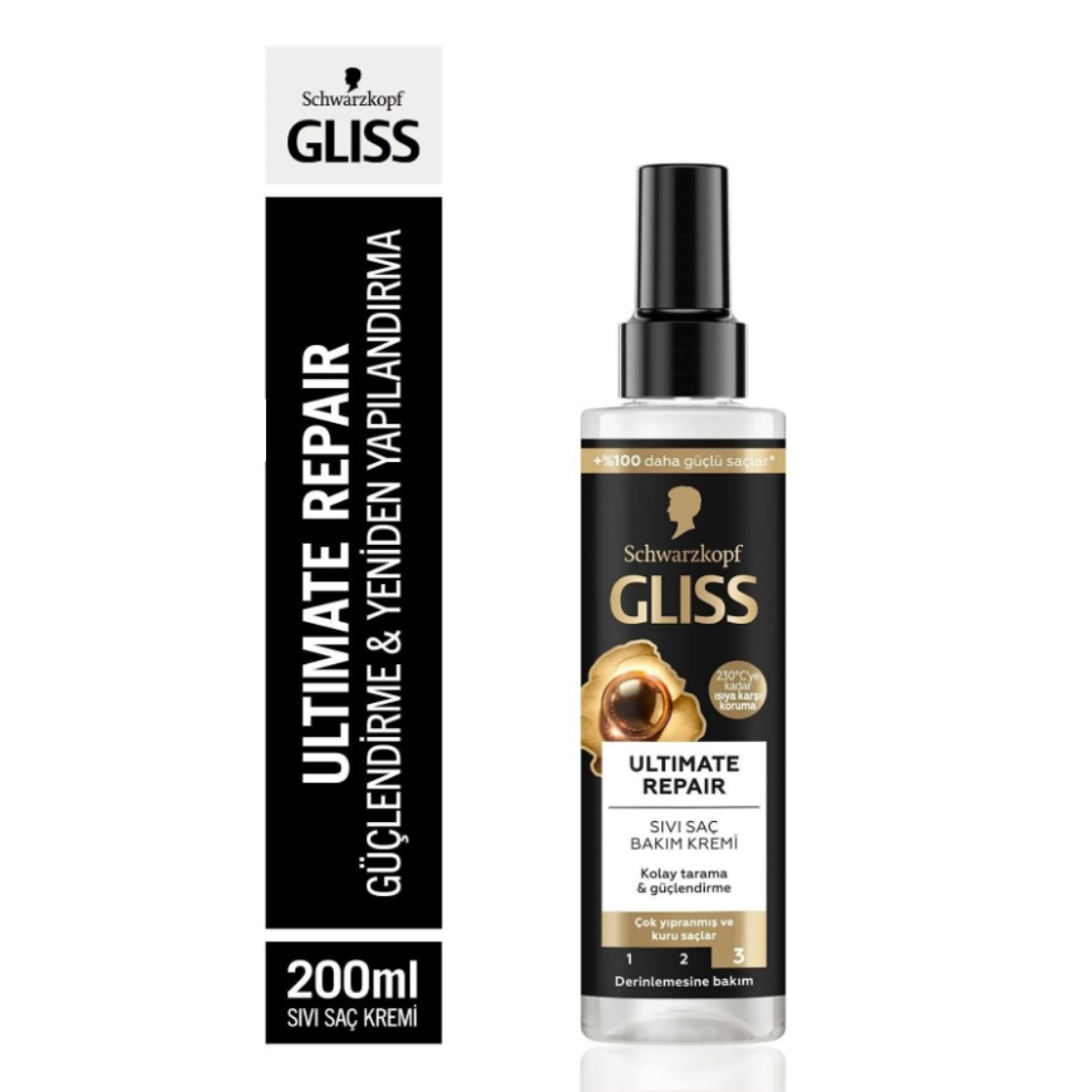Gliss Oil Nutritive Sıvı Saç Kremi 200 ml