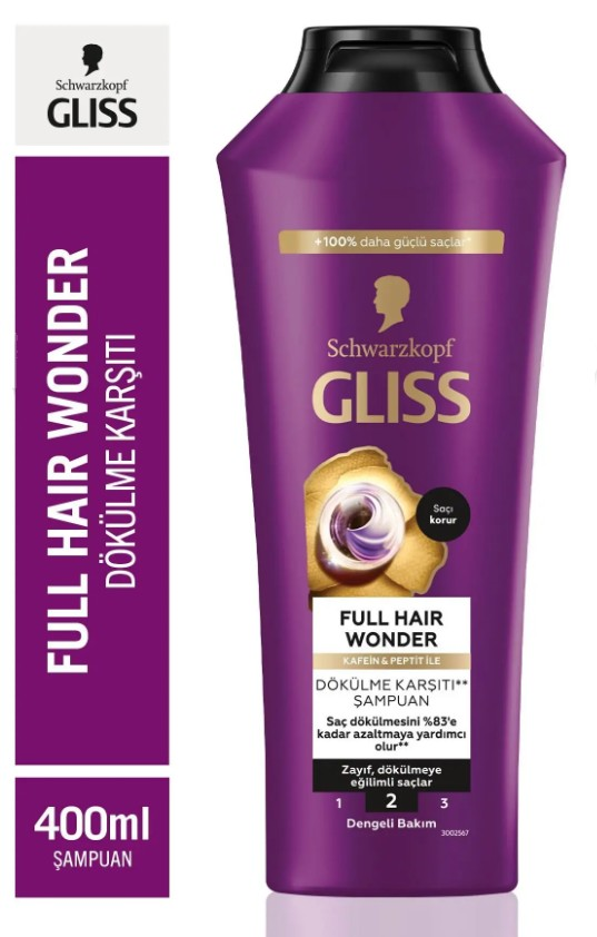 Gliss Şampuan Full Hair Wonder 400 ML 