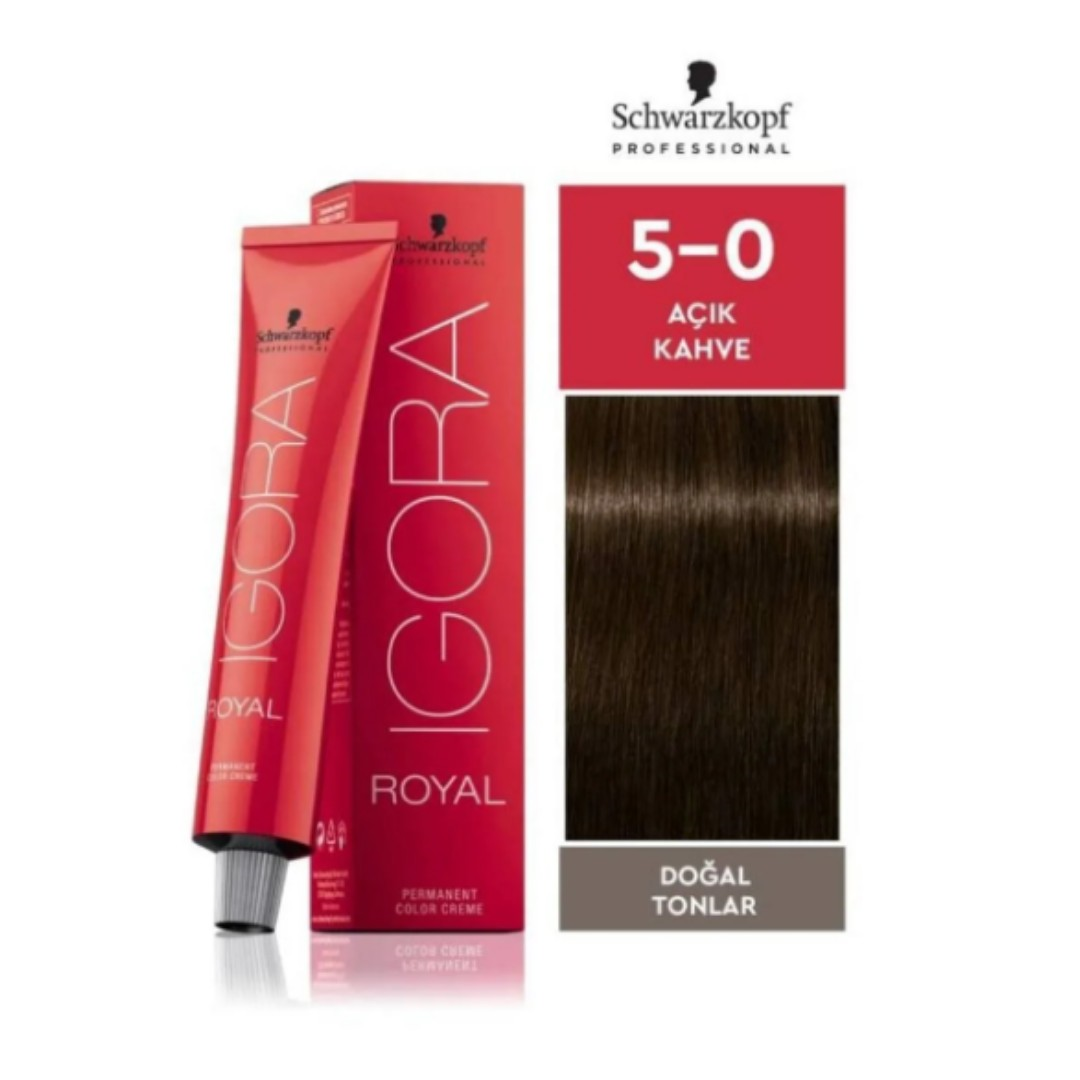 Igora Royal 5-0 Açık Kahve Saç Boyası  60 ML