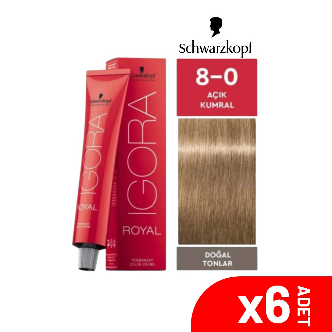 Igora Royal  8-0 Açık Kumral 60ML-6LI