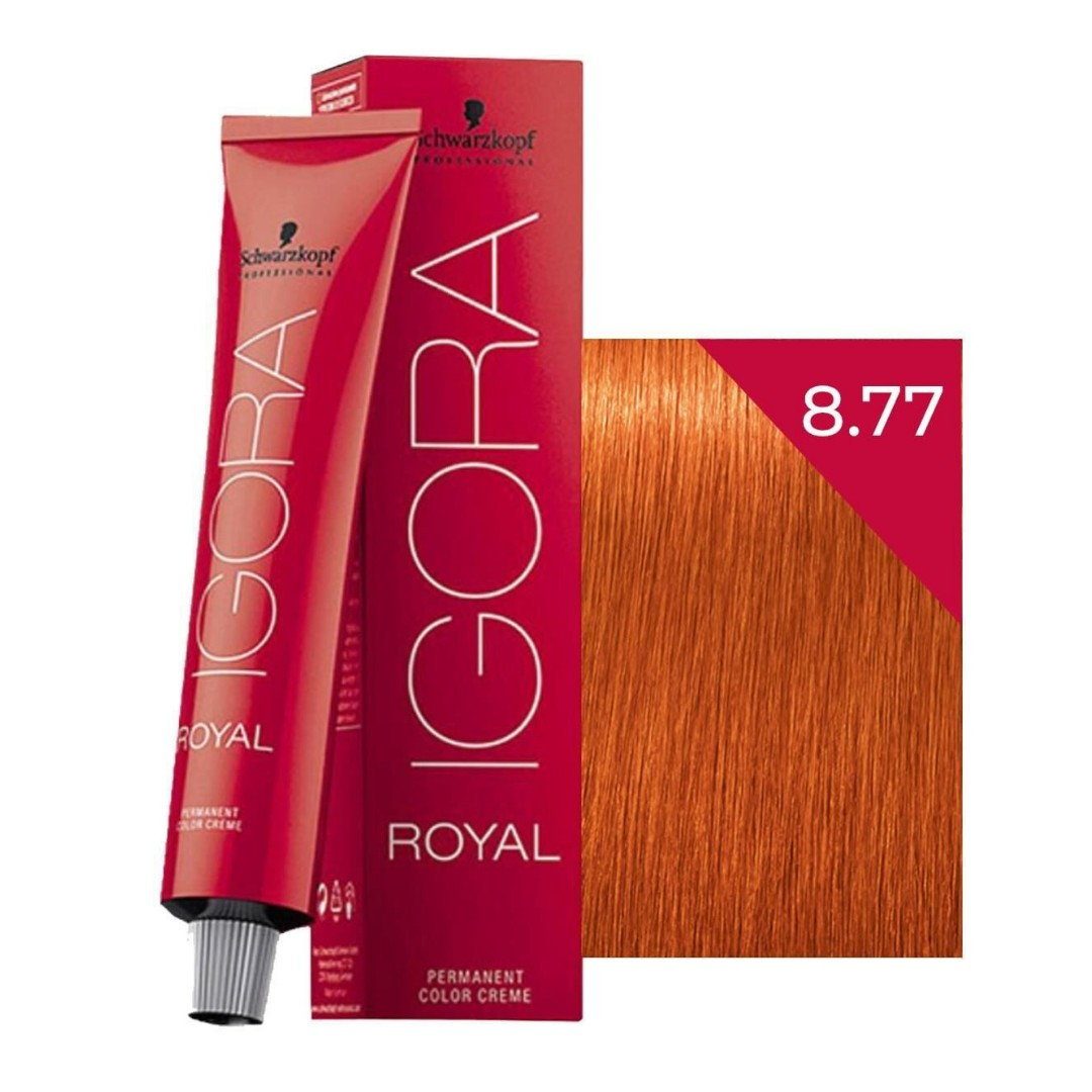 Igora Royal 8-77 Açık Kumral Yoğun Bakır 60ML