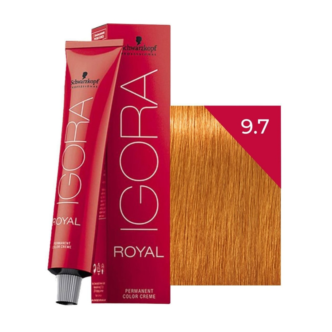 Igora Royal 9-7 Sarı Bakır Saç Boyası 60ML
