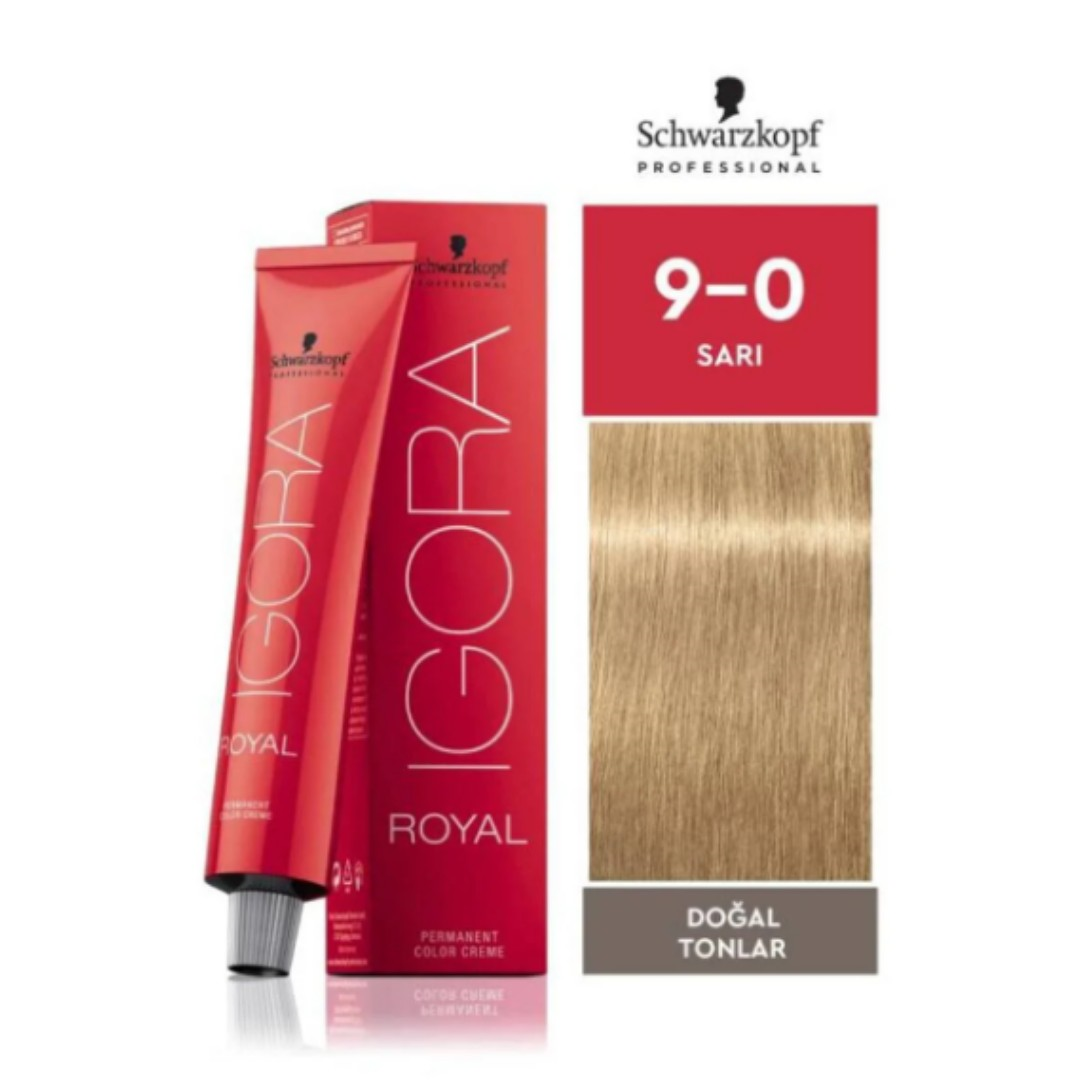 Igora Royal Sarı Saç Boyası 9-0 60ML