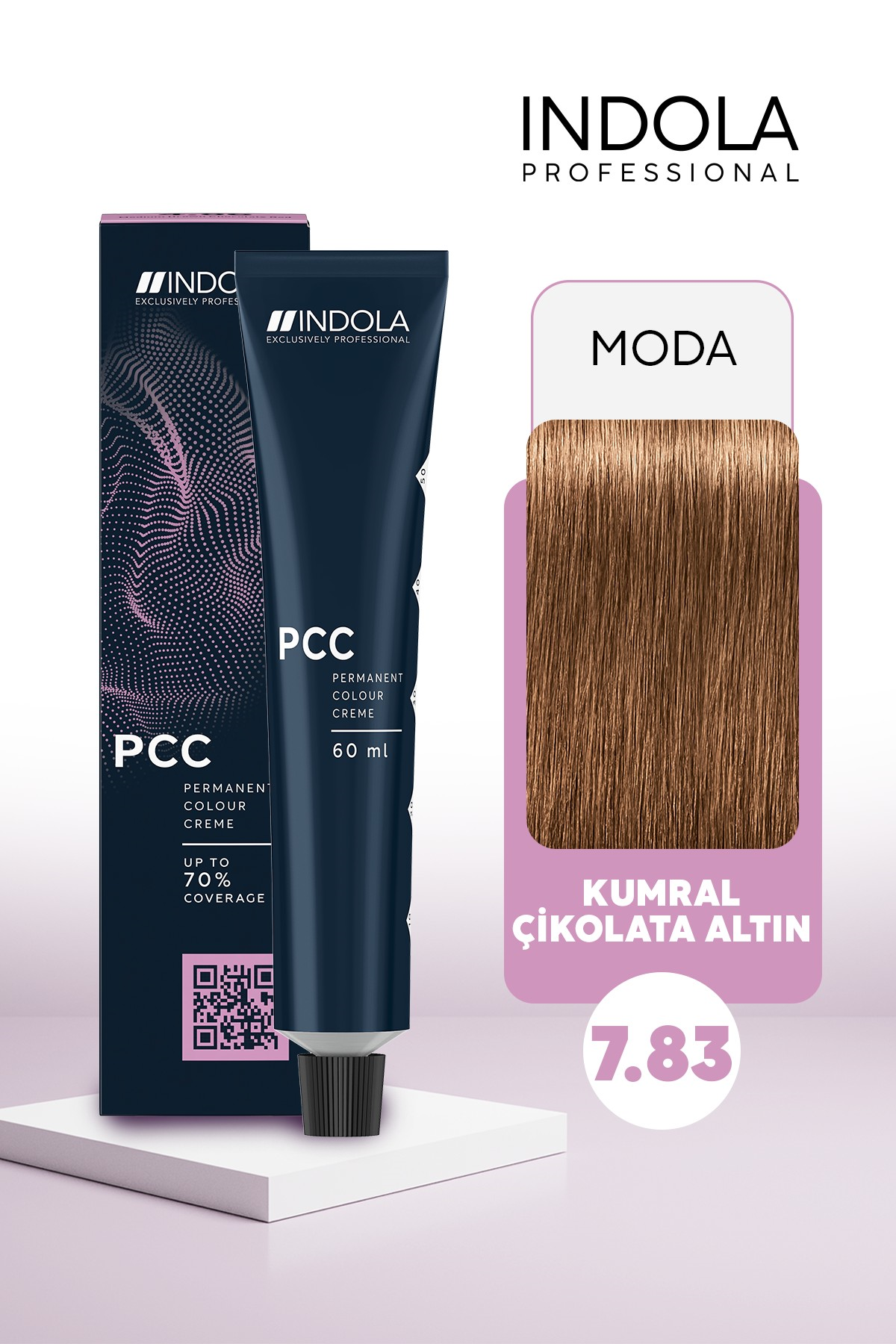 Indola PCC 7.83 60ML Kumral Çikolata Altın Saç Boyası