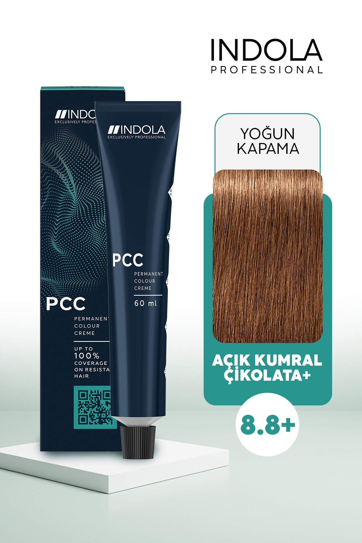 Indola PCC 8.8+ 60ML  Açık Kumral Çikolata Saç Boyası