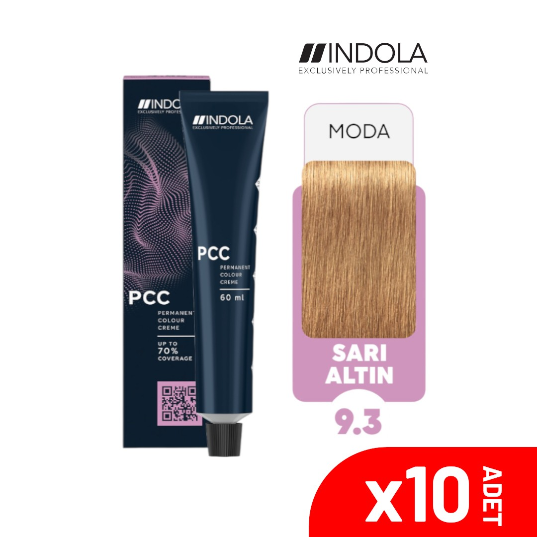 Indola PCC 9.3 60 Sarı Altın ML Saç Boyası-10'lu