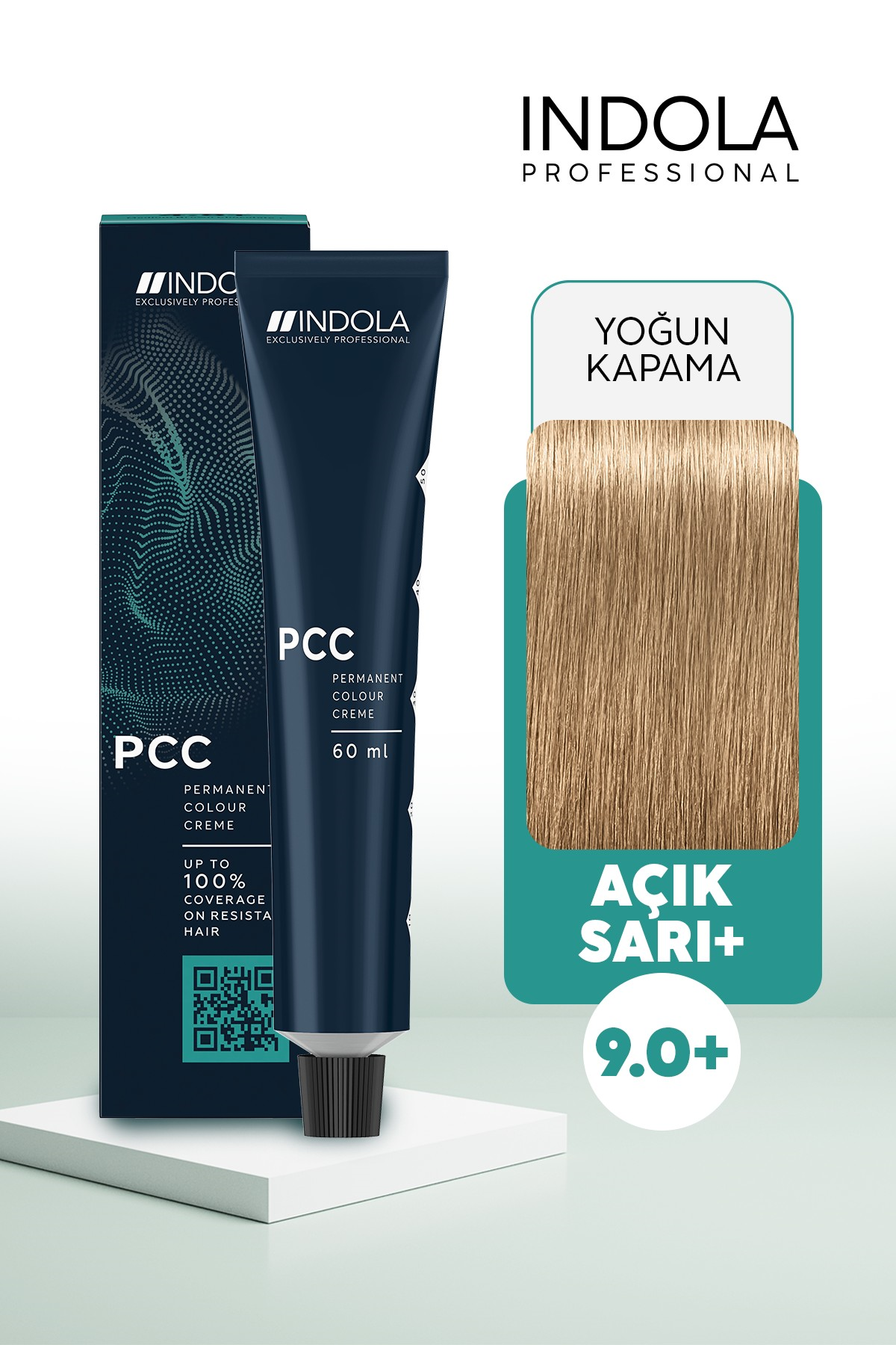 Indola PCC 9.0+ 60ML Açık Sarı Saç Boyası