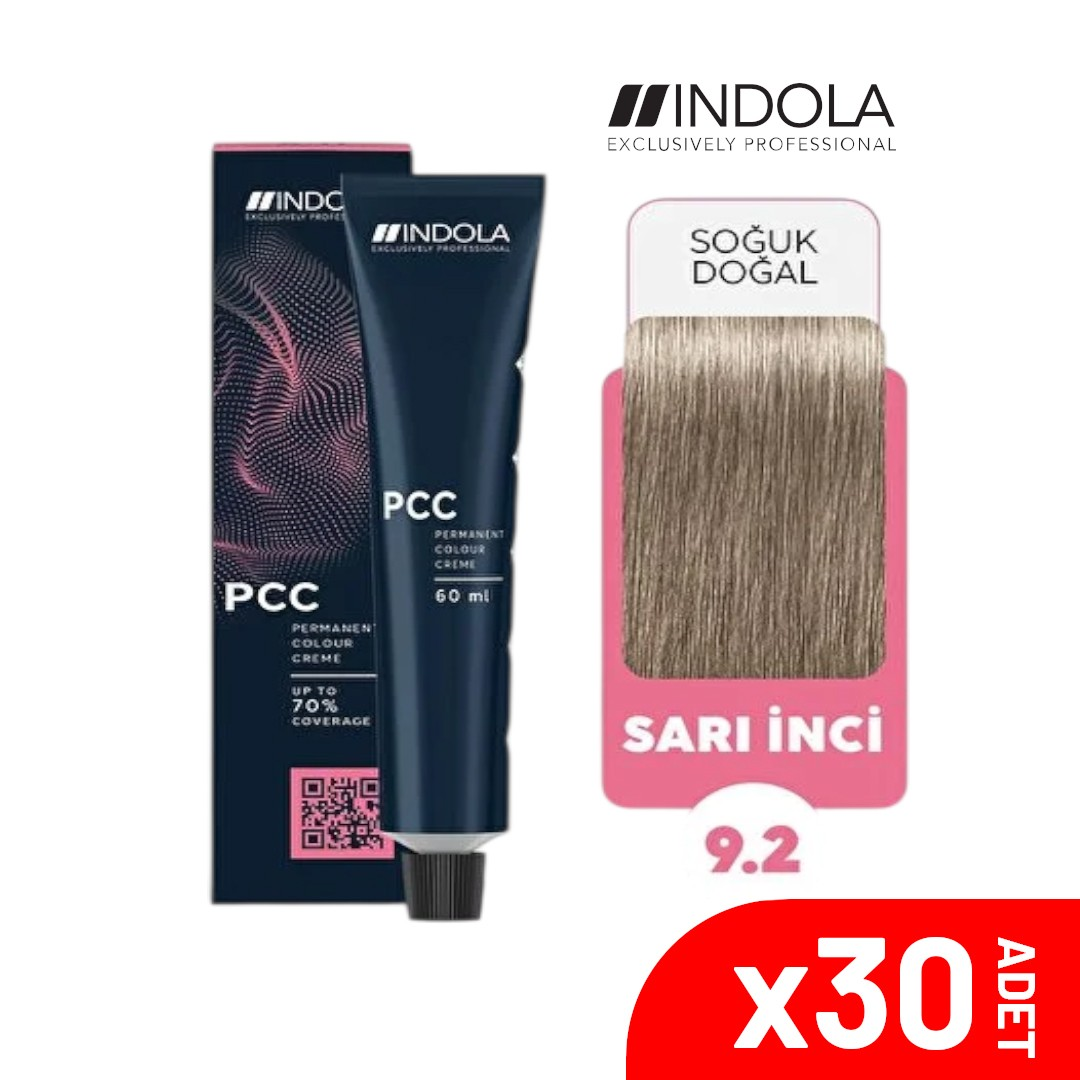 Indola  PCC 9.2 60 ML Sarı İnci Saç Boyası-30'lu