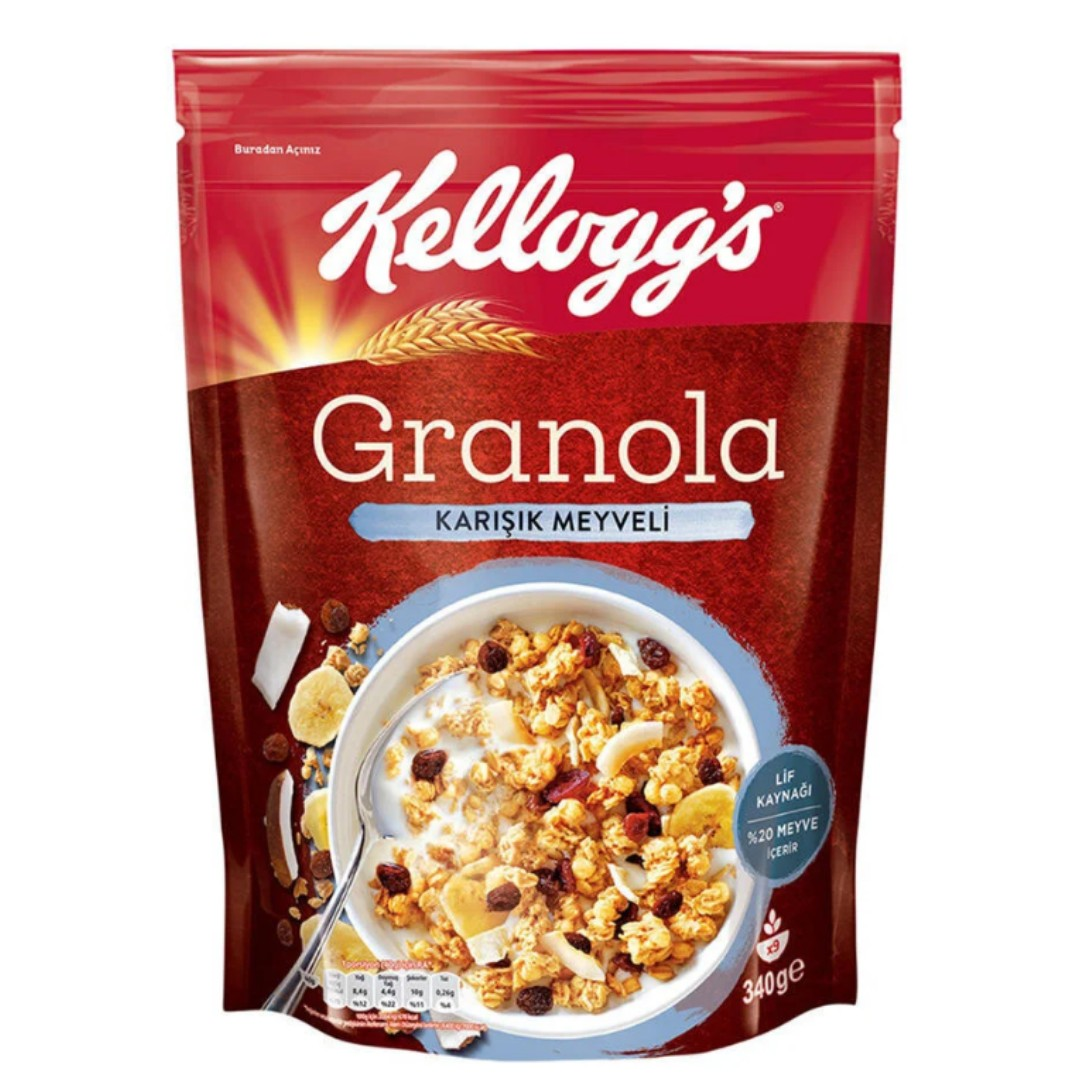 Kellogg's Karışık Meyveli Granola 340 Gr