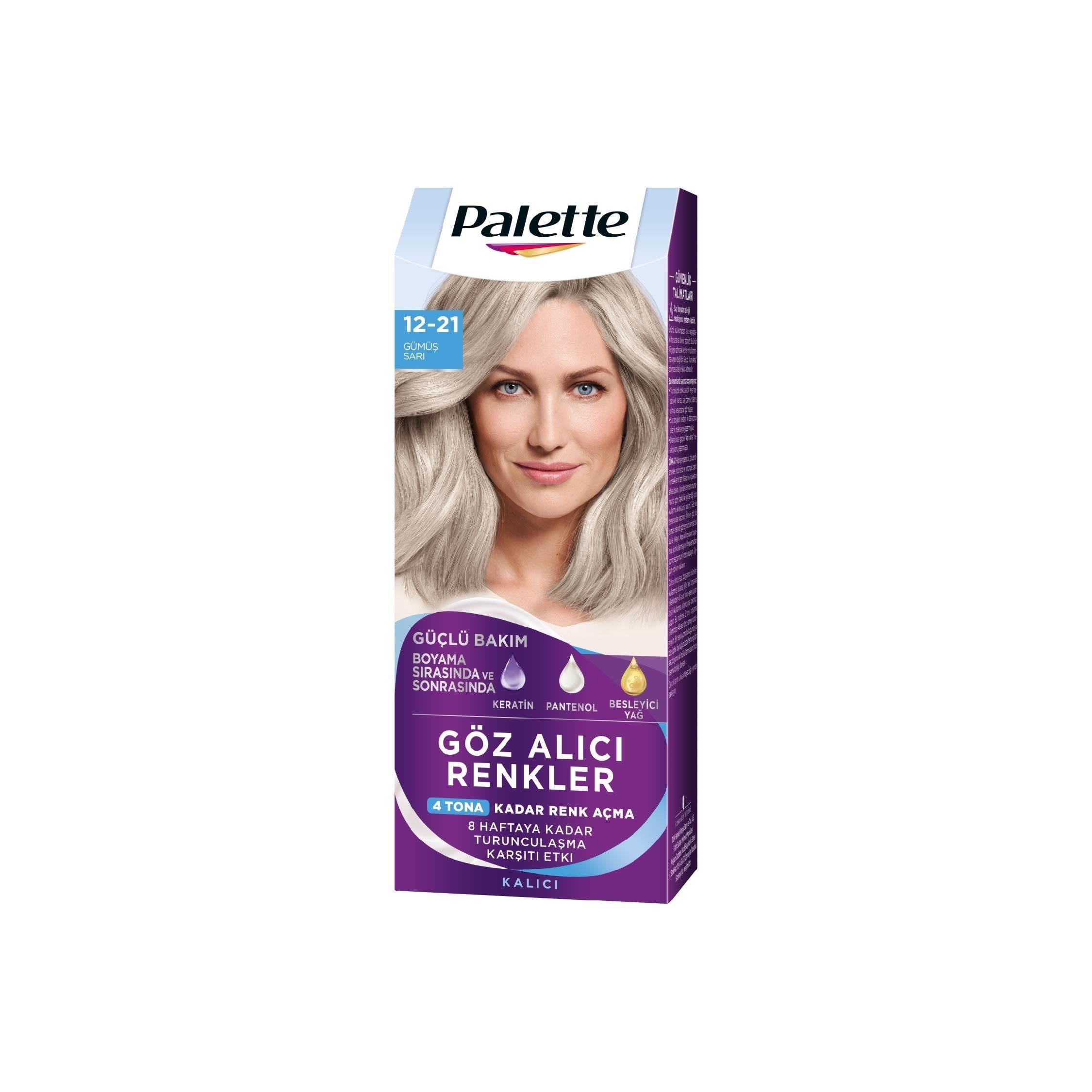 Palette ICC 12-21 Gümüş Sarı  50ML